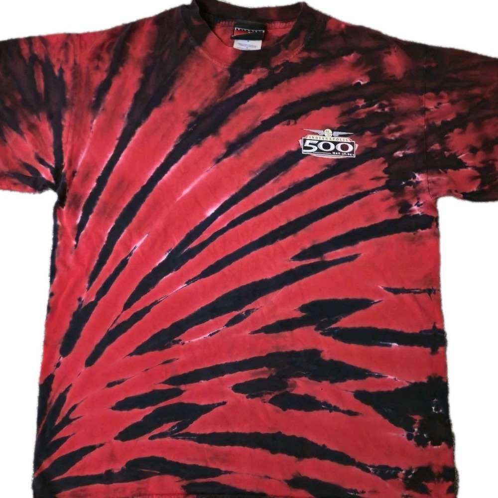 Vintage 2004 Indy 500 Tie Dye Mens M T Shirt 88th Brickyard Indianapolis